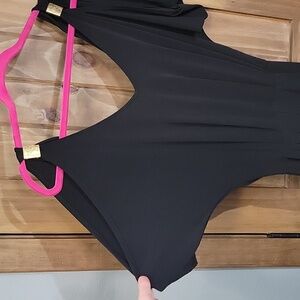 A. Byer Black Jump Suit with Gold Accents *NOT IN SALE*